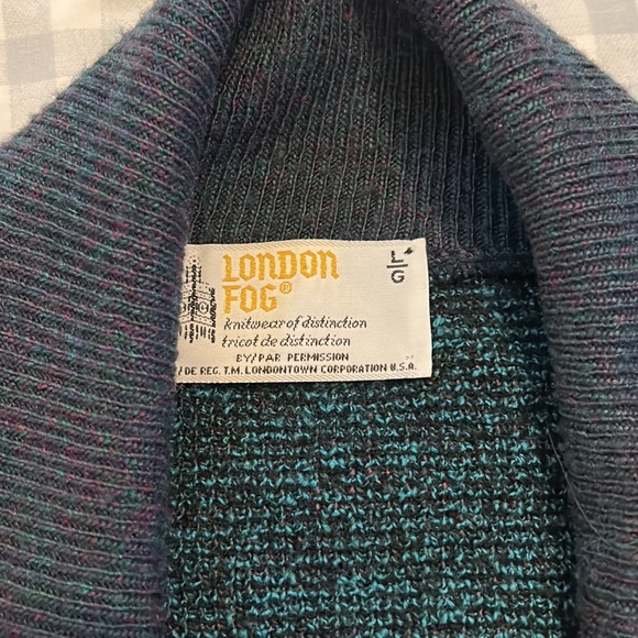 London Fog Vintage Dolman Sleeve Cardigan - Picture 2 of 7